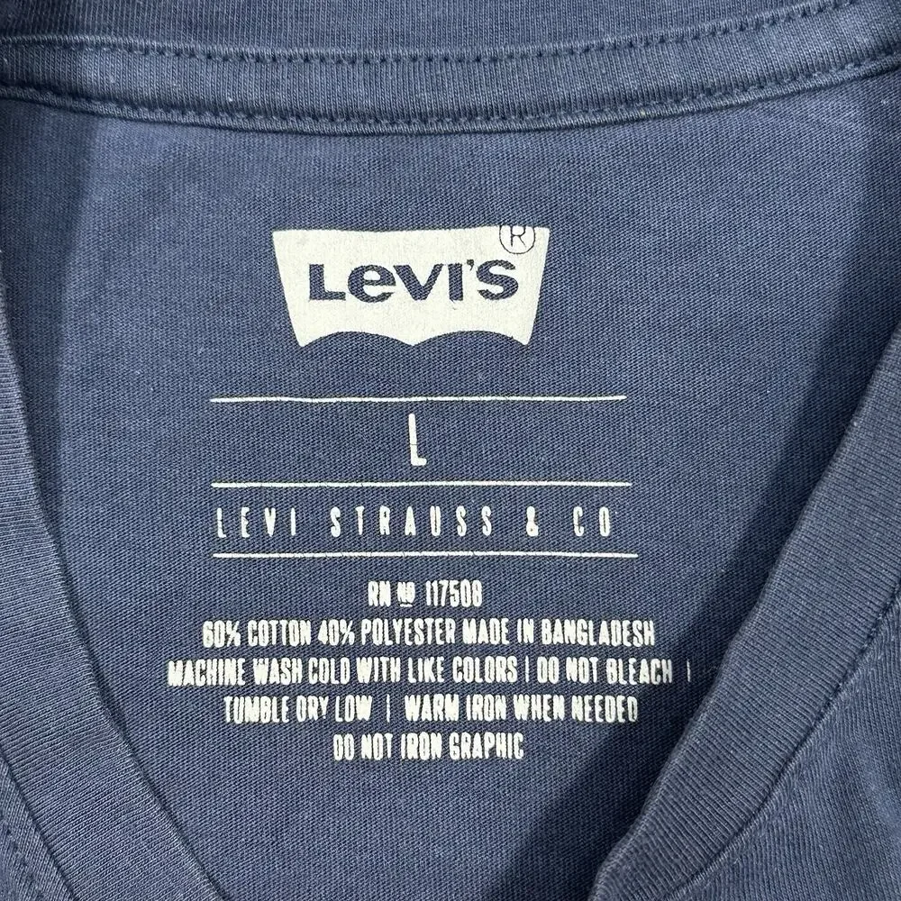 Levi’s Colorblock Graphic Logo T-Shirt Men’s Large Multicolor